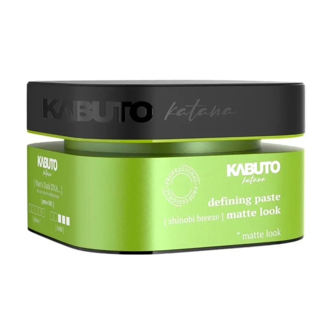Чоловіча паста для укладання волосся Kabuto Katana Defining Paste Matte Look, Shinobi Breeze Гнучка фіксація, 150 мл